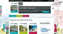 Desktop Screenshot of cadeau-lozere.com